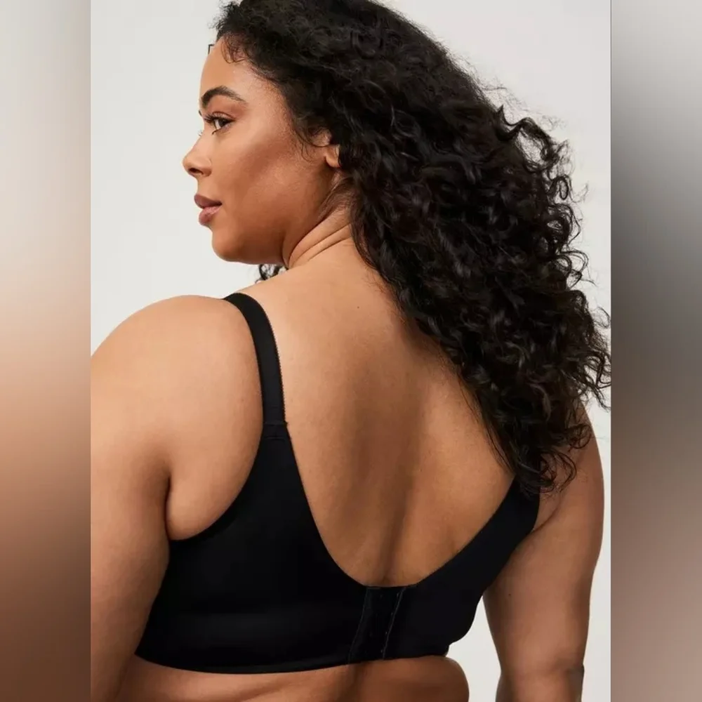 Torrid Perfect T-Shirt Push-Up Black Underwire Bra Sz 38D WL391